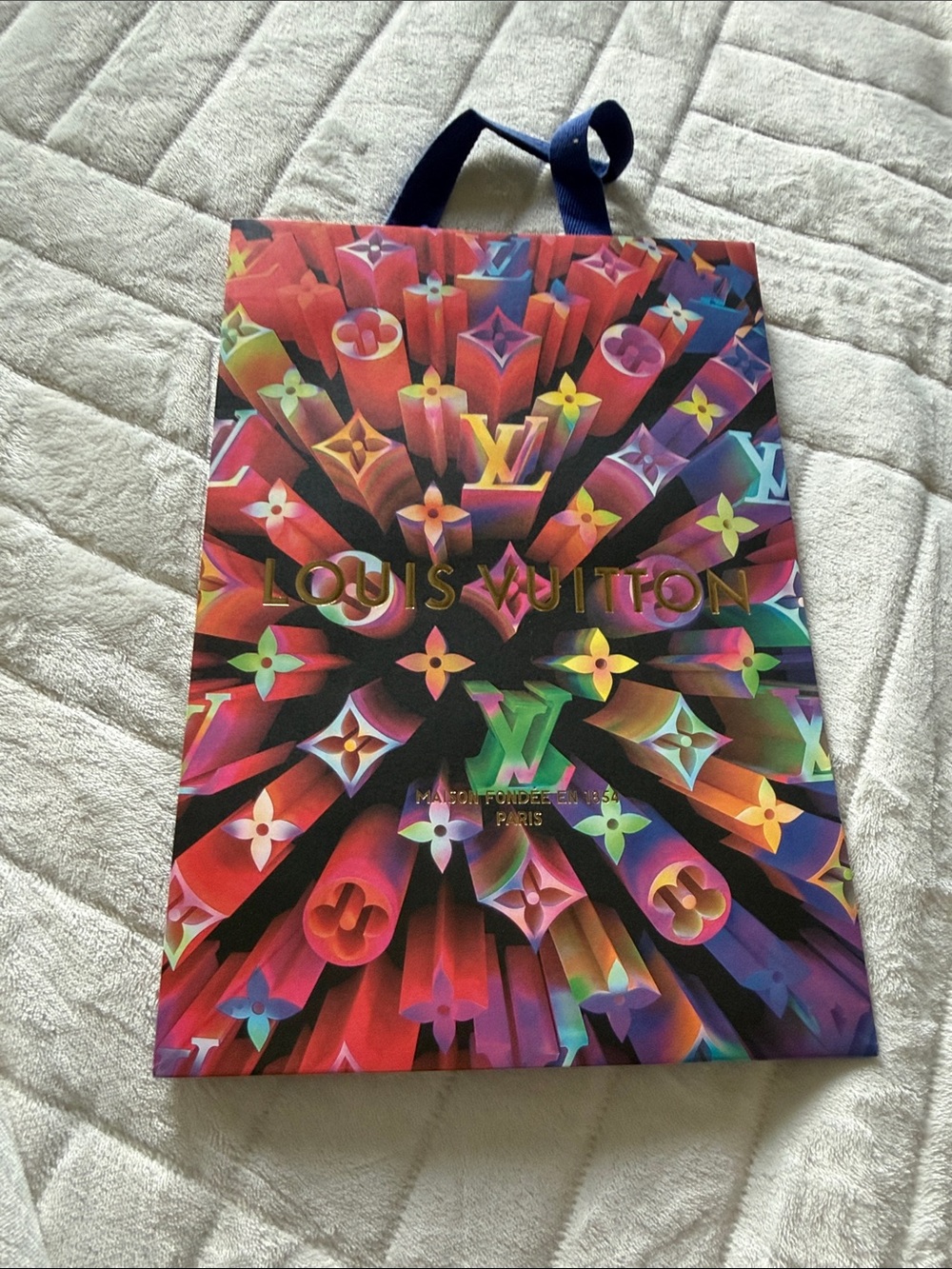 Louis Vuitton Collectible Holiday Shopping Bag | Multicolor LV Gift Bag